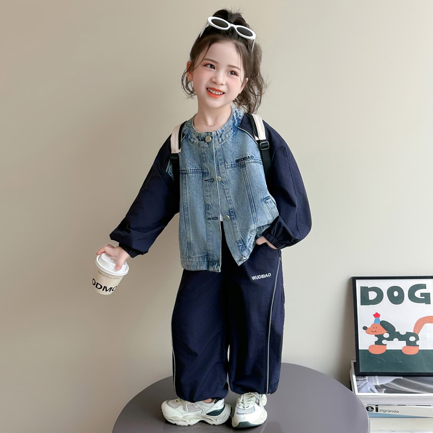 ATONGMU Деним Kids Повседневные спортивные костюмы Наборы - изображение 3