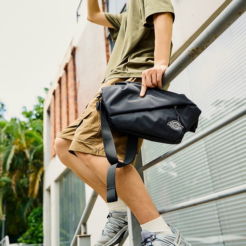 Нагрудная сумка Dickies Crossbody Bag Black Grey - изображение 4