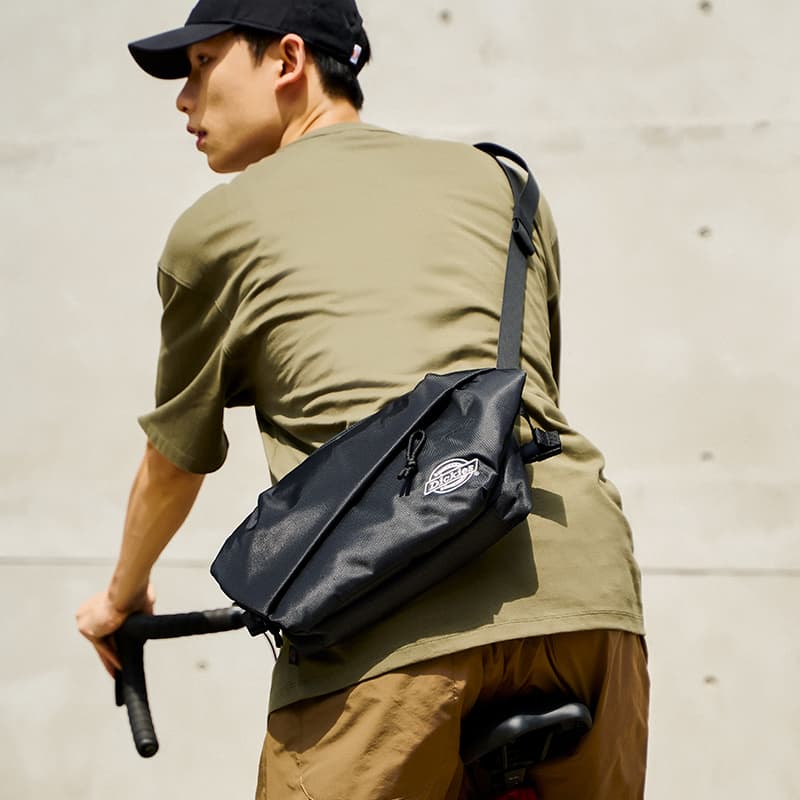 Нагрудная сумка Dickies Crossbody Bag Black Grey - изображение 6