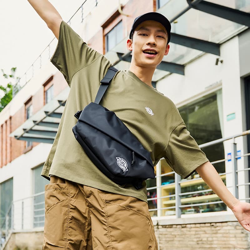 Нагрудная сумка Dickies Crossbody Bag Black Grey - изображение 5