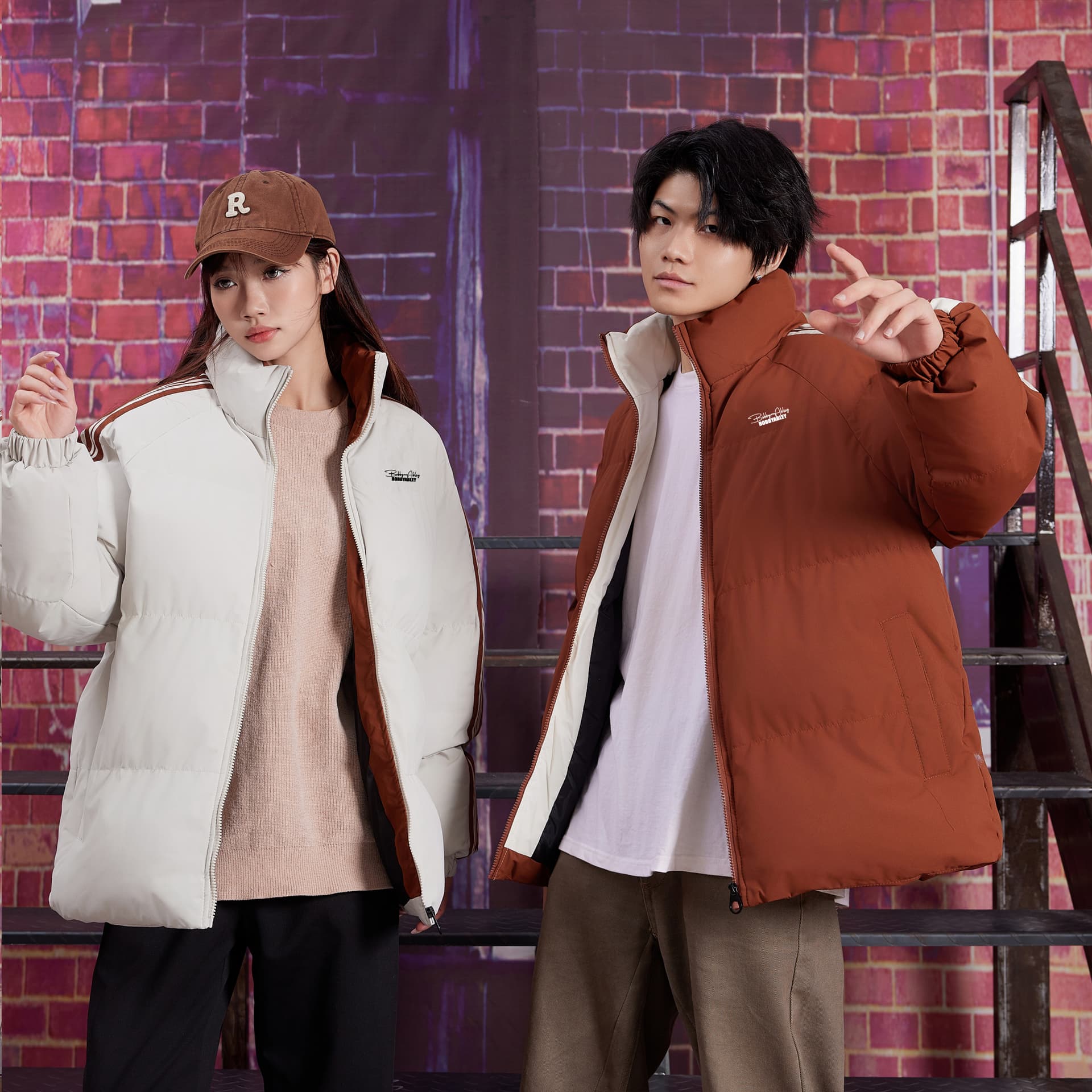 Зимняя куртка пуховик BOBBY ABLEY LOGO - изображение 4