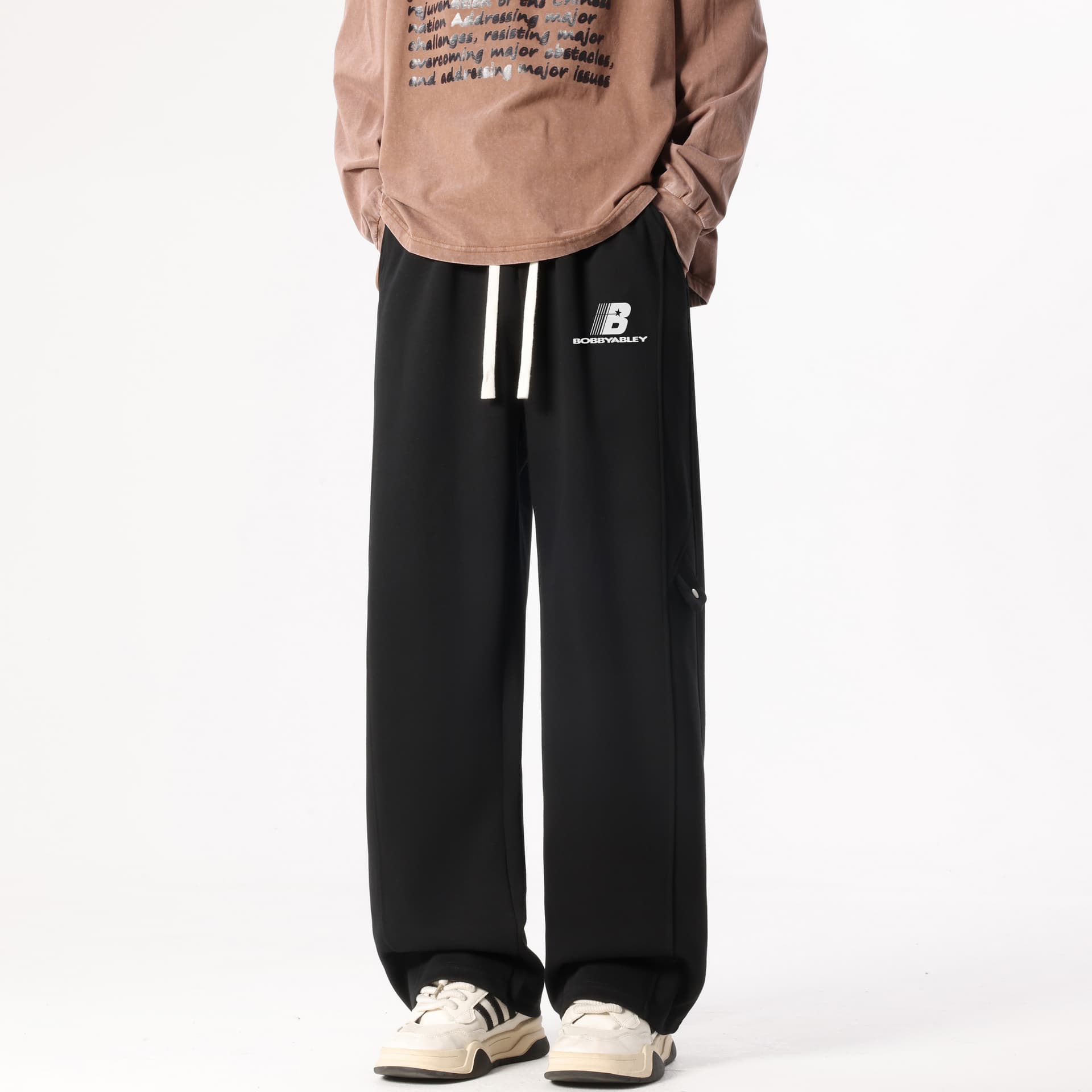 Штаны BOBBY ABLEY Трикотажная ткань Повседневные брюки Мужской - изображение 3