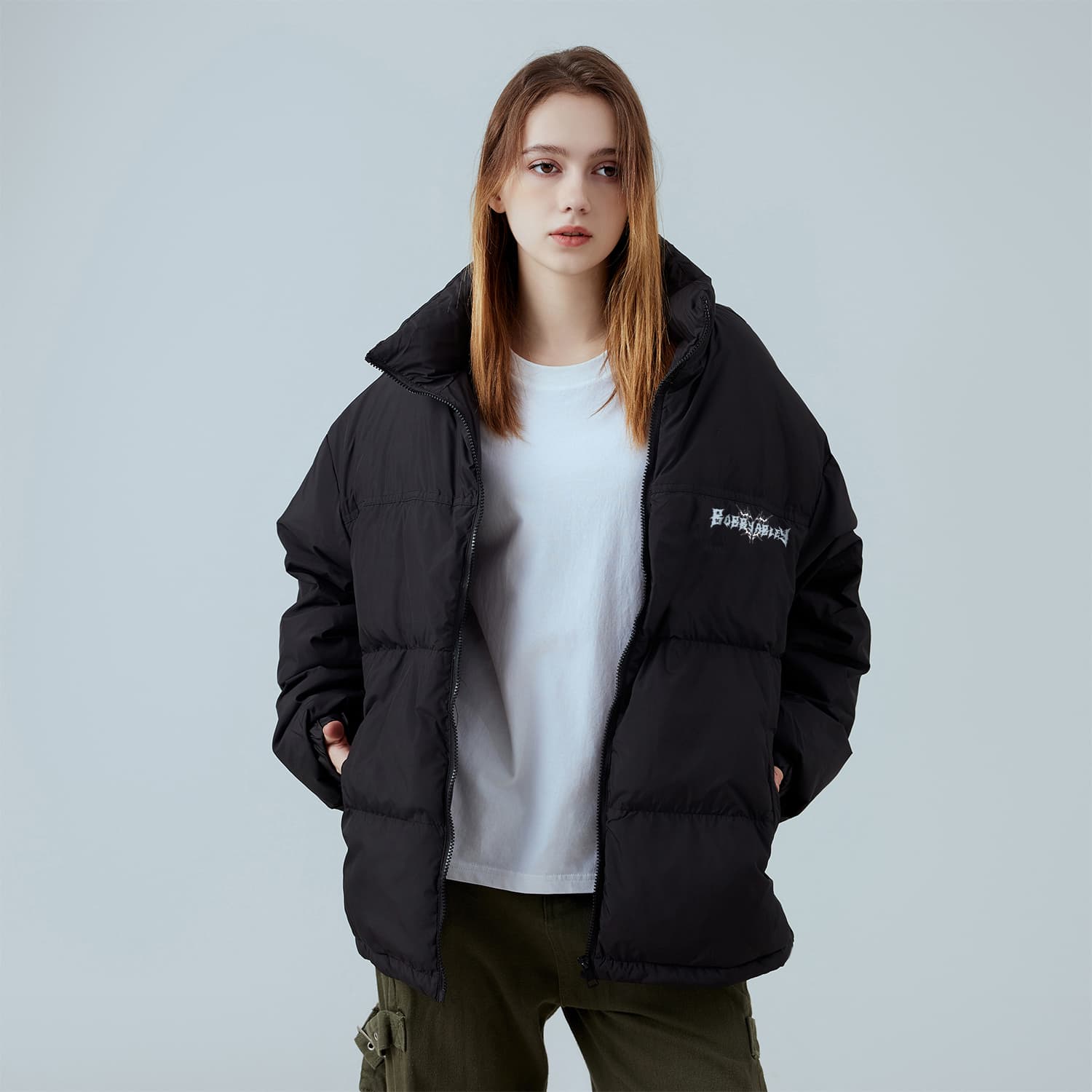 Зимняя куртка пуховик BOBBY ABLEY Хлопковый пуховик унисекс - изображение 3