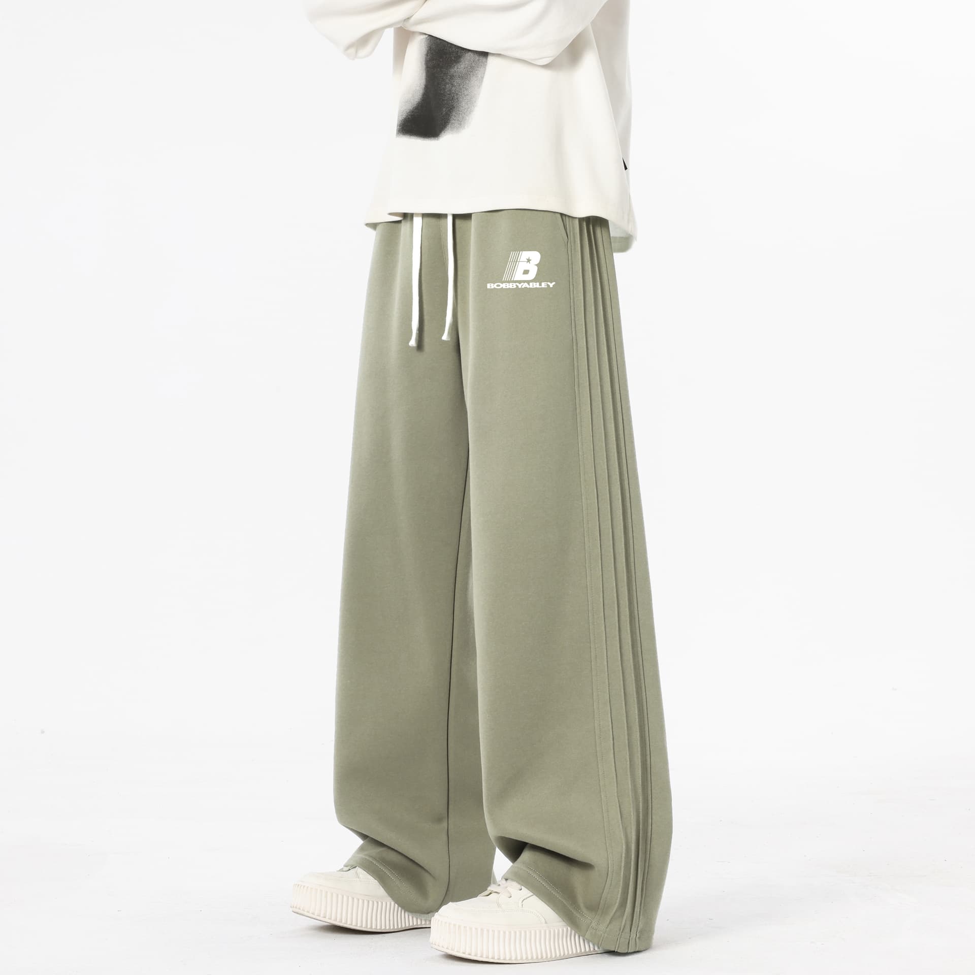 Штаны BOBBY ABLEY Трикотажная ткань Повседневные брюки Мужской - изображение 3