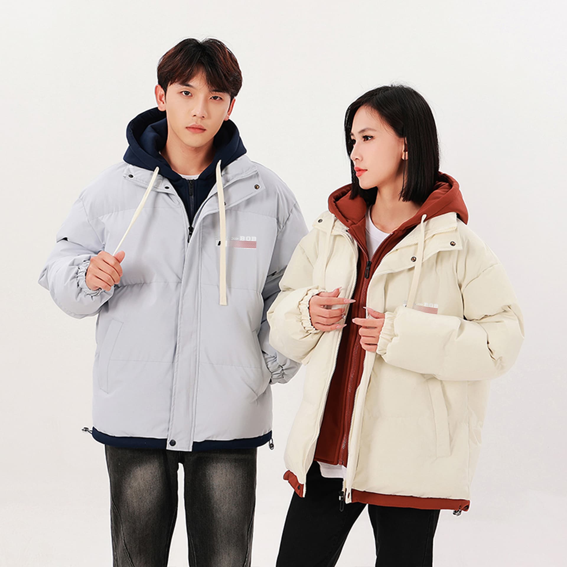 Зимняя куртка пуховик BOBBY ABLEY Хлопковый пуховик унисекс - изображение 3