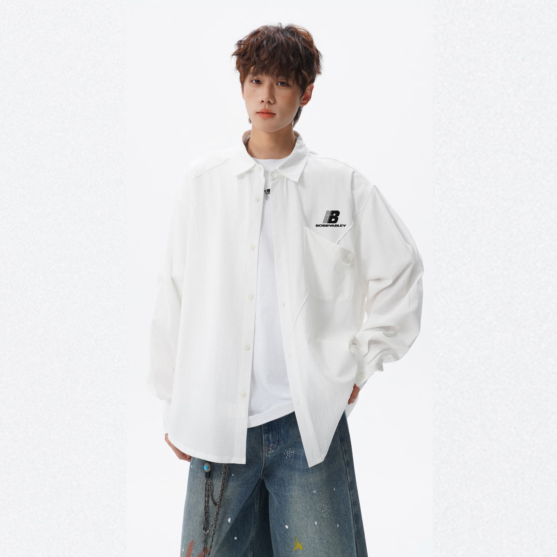 Рубашка BOBBY ABLEY Мужской Рубашки - изображение 4