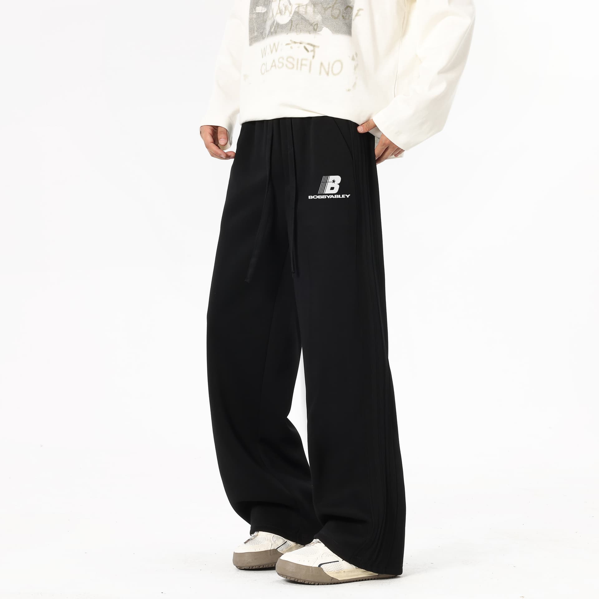 Штаны BOBBY ABLEY Трикотажная ткань Повседневные брюки Мужской - изображение 4
