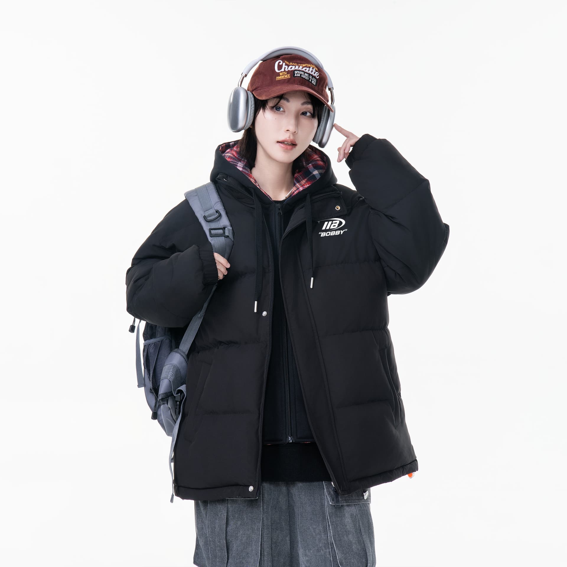 Зимняя куртка пуховик BOBBY ABLEY Logo - изображение 4