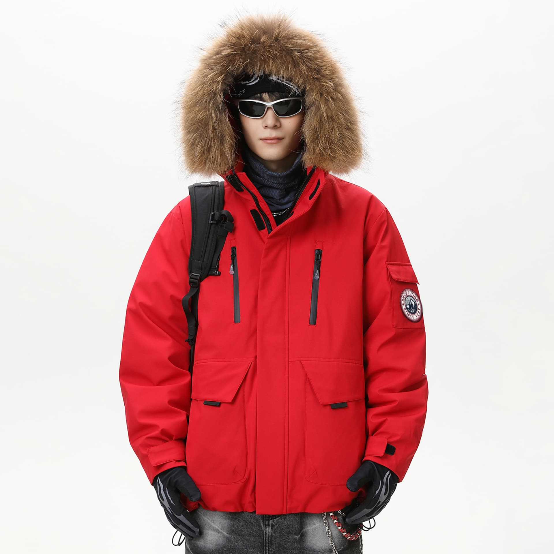Зимняя куртка SNOW FLYING Wind and Snow Collection Пуховик Унисекс - изображение 6