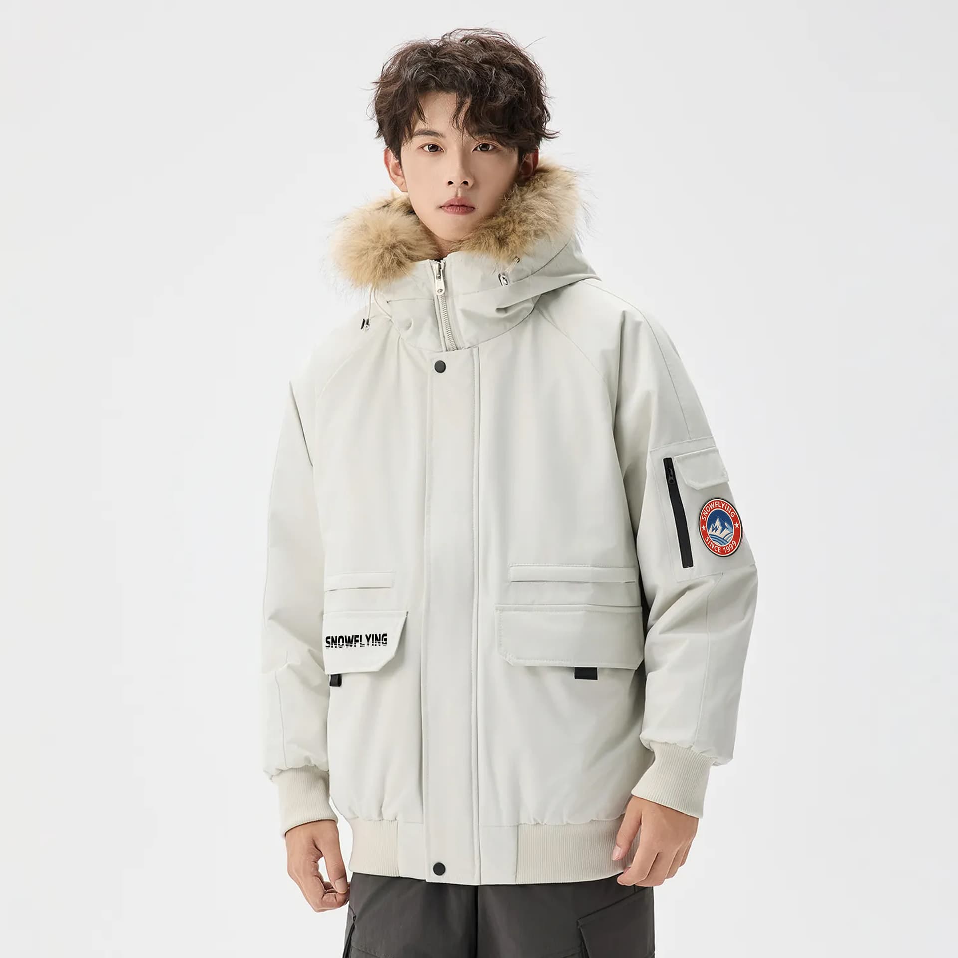 Зимняя куртка SNOW FLYING Winter Battle Collection Зимний Пуховик Унисекс - изображение 3