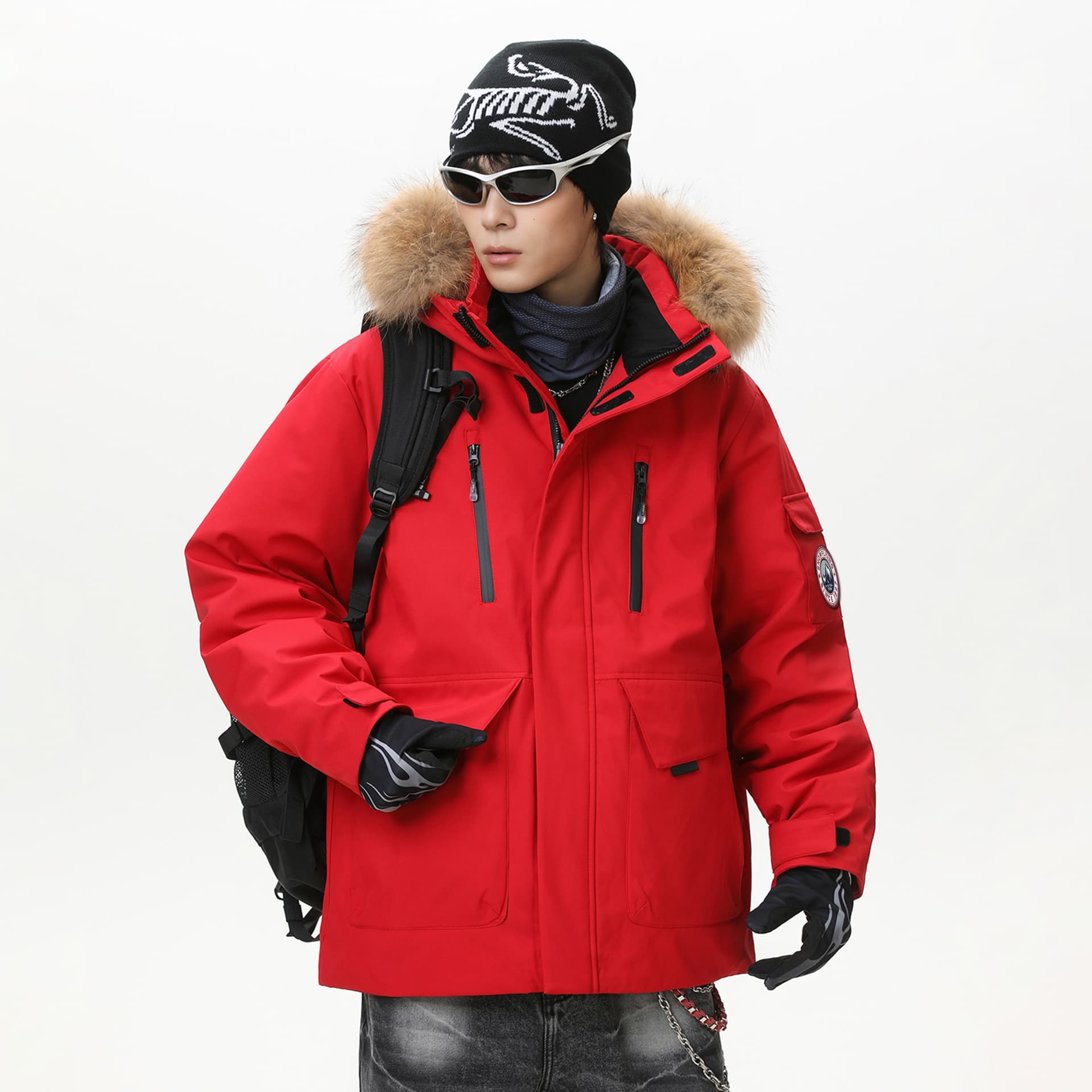 Зимняя куртка SNOW FLYING Wind and Snow Collection Пуховик Унисекс - изображение 4