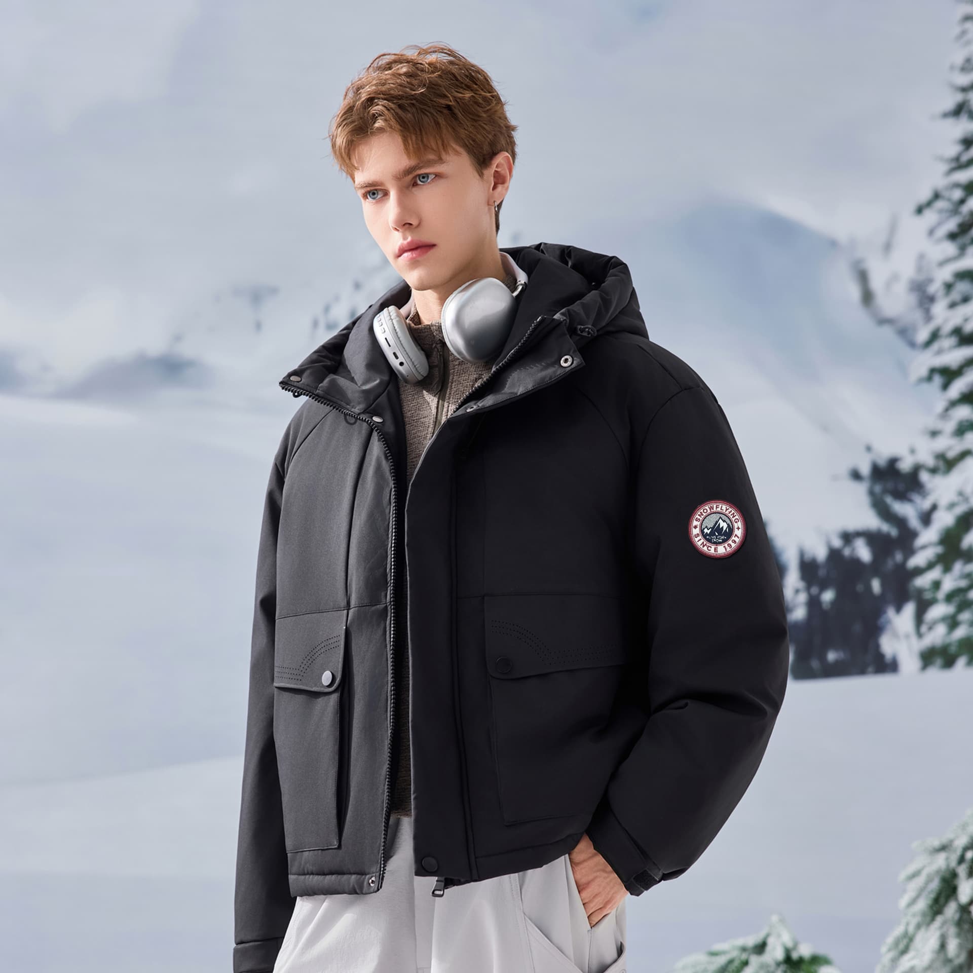 Зимняя куртка SNOW FLYING Winter Battle Collection Пуховик Мужской - изображение 2