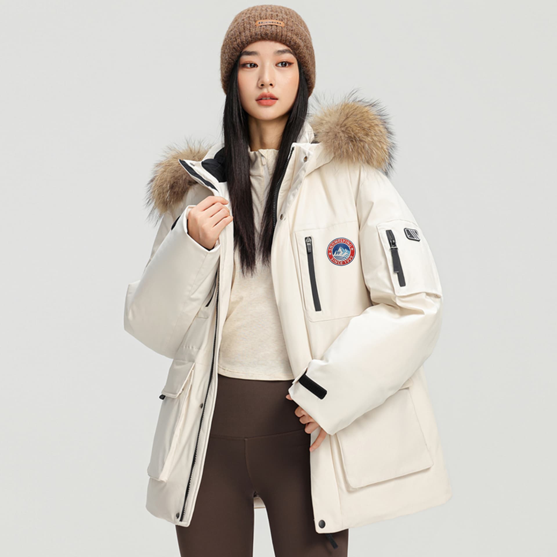 Зимняя куртка SNOW FLYING Winter Battle Collection Пуховик Унисекс - изображение 5