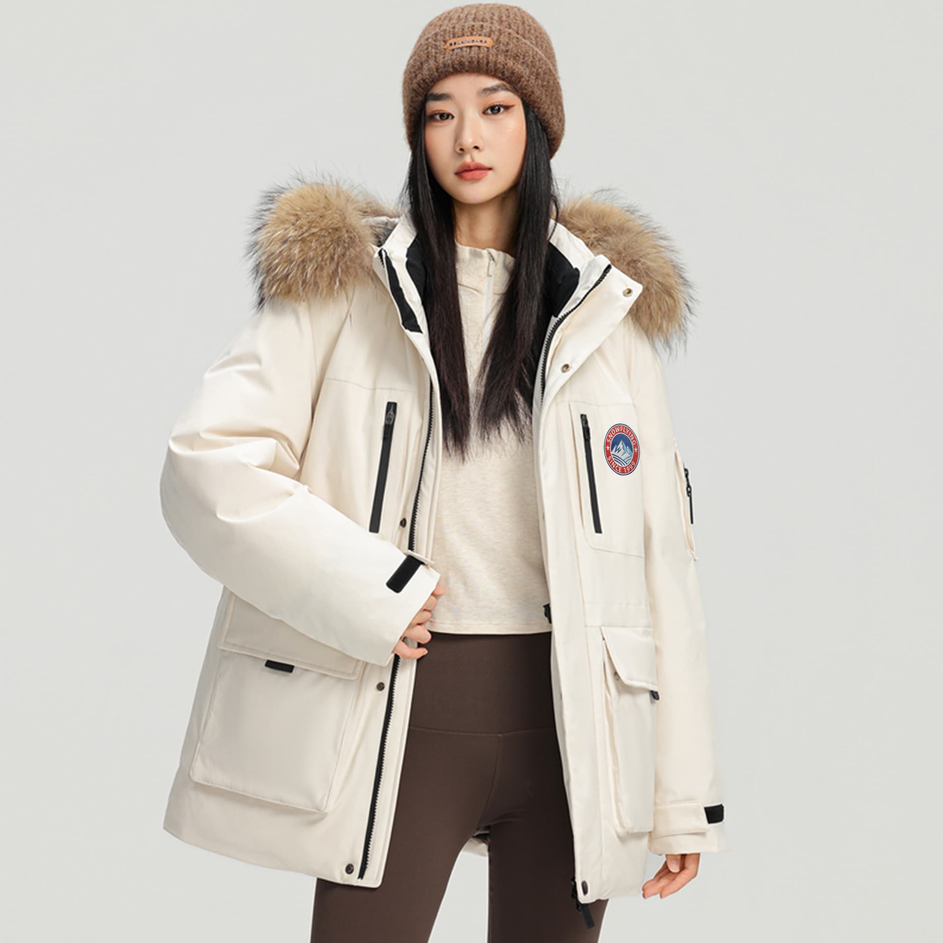 Зимняя куртка SNOW FLYING Winter Battle Collection Пуховик Унисекс - изображение 4