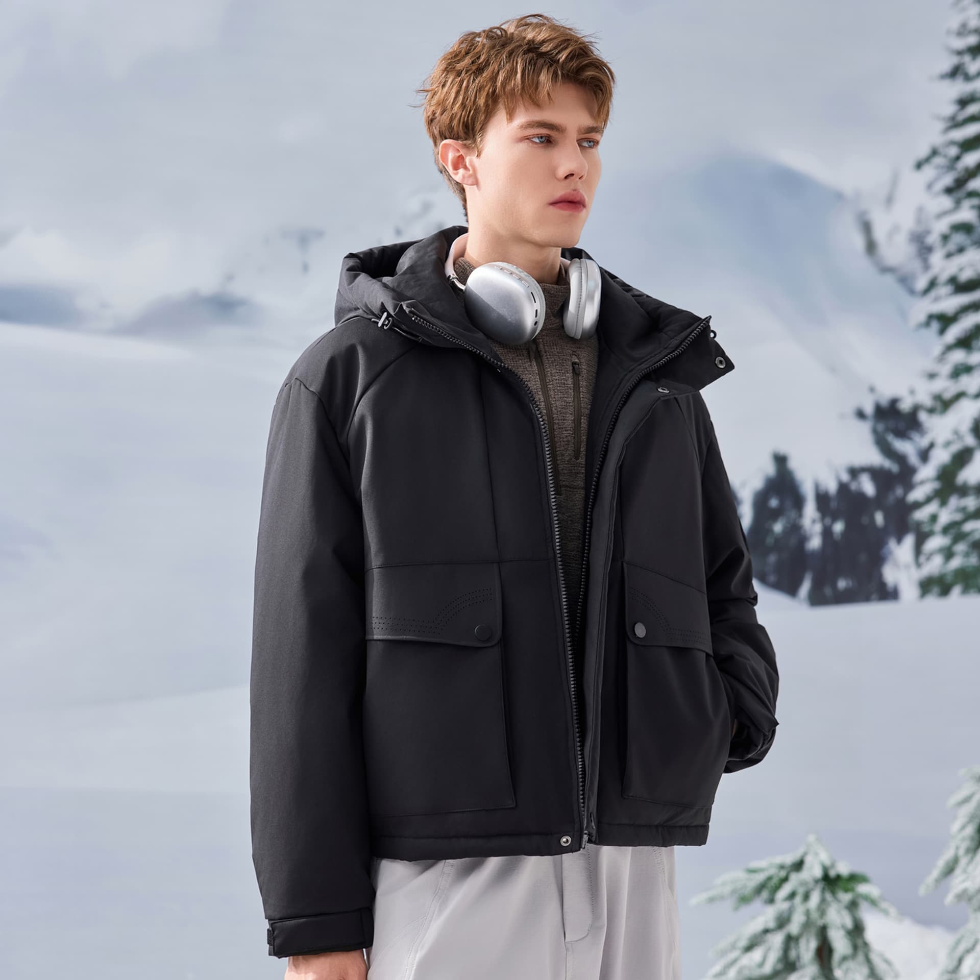 Зимняя куртка SNOW FLYING Winter Battle Collection Пуховик Мужской - изображение 3