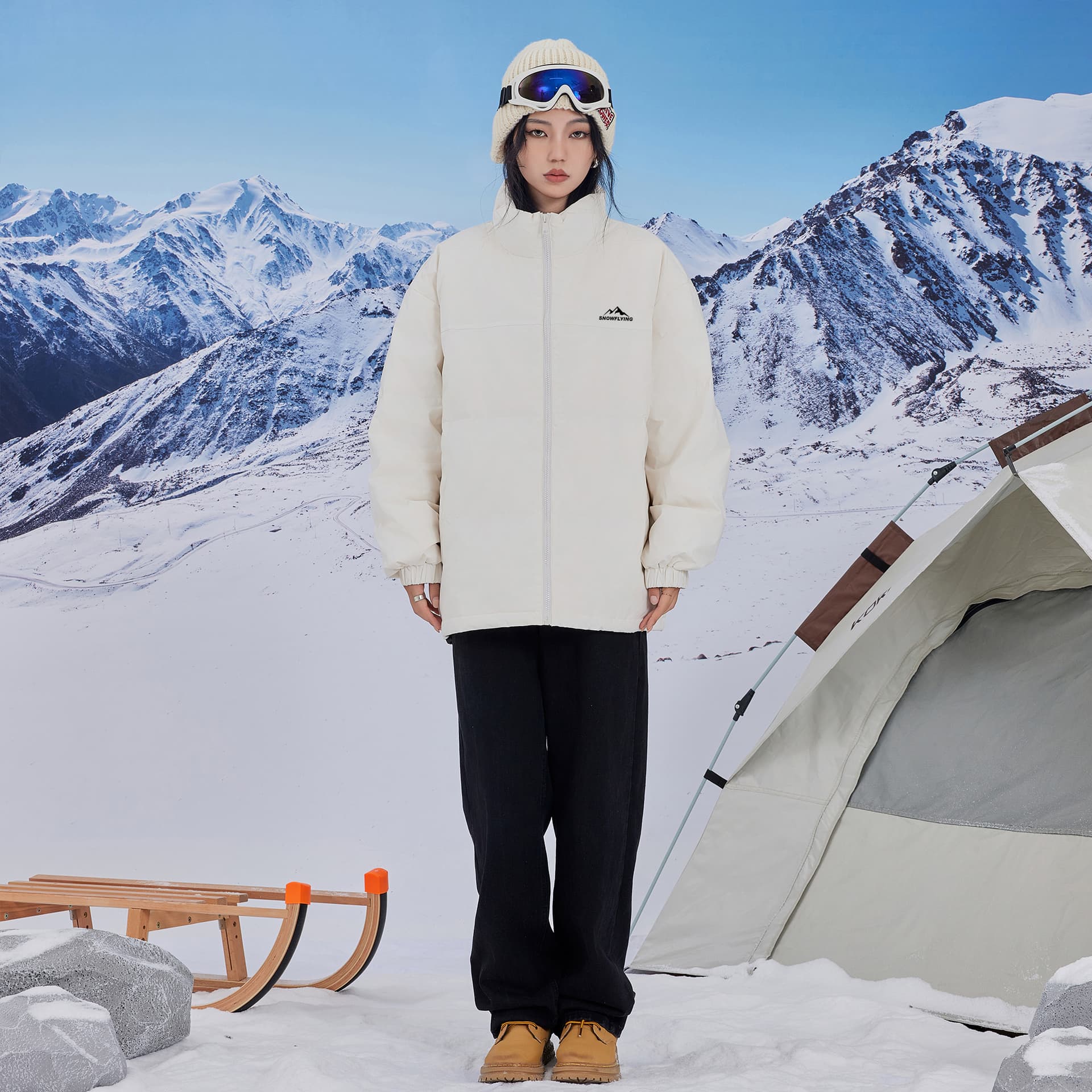 Зимняя куртка SNOW FLYING First Snow Collection Пуховик Унисекс - изображение 5
