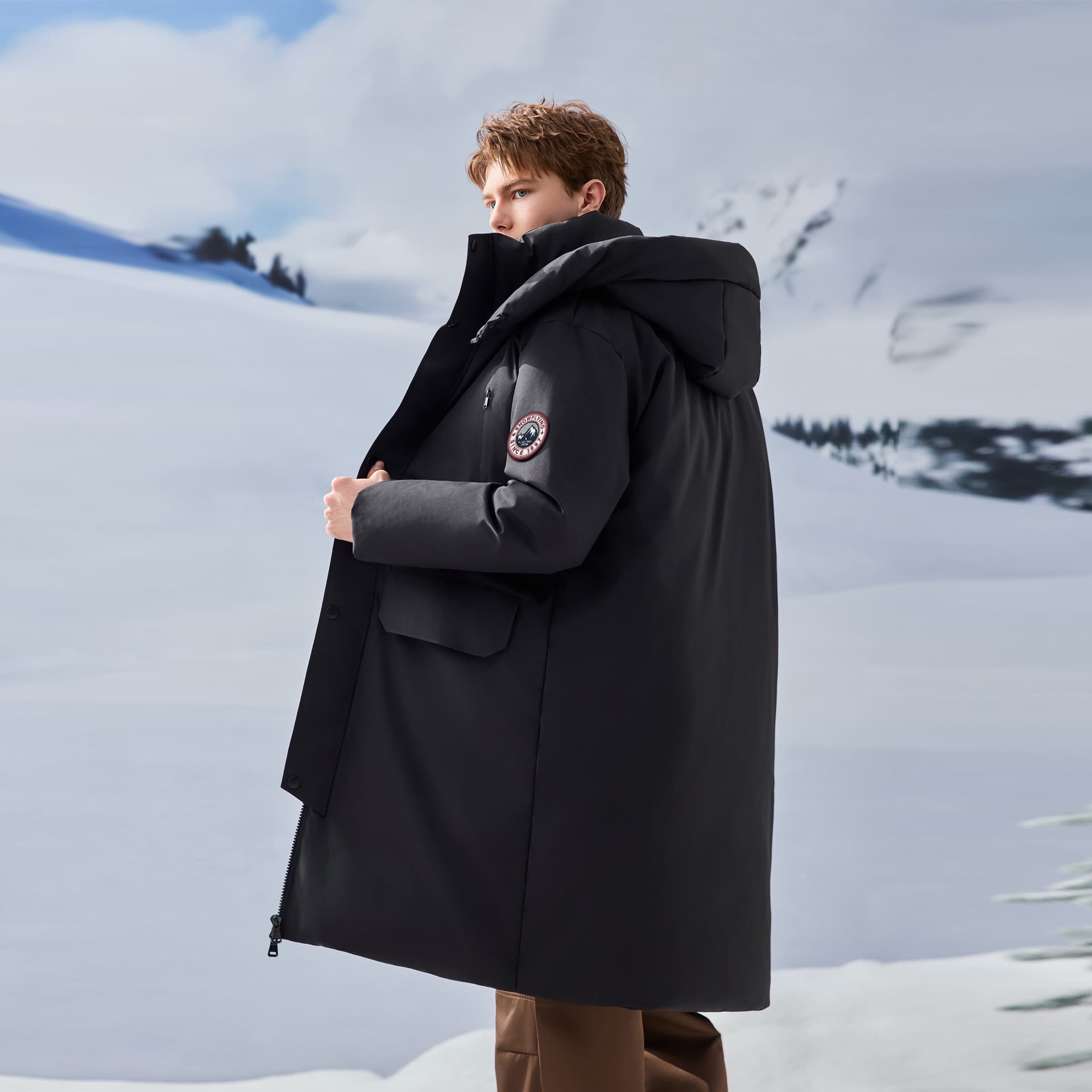 Зимняя куртка SNOW FLYING Winter Battle Collection Пуховик Мужской - изображение 4