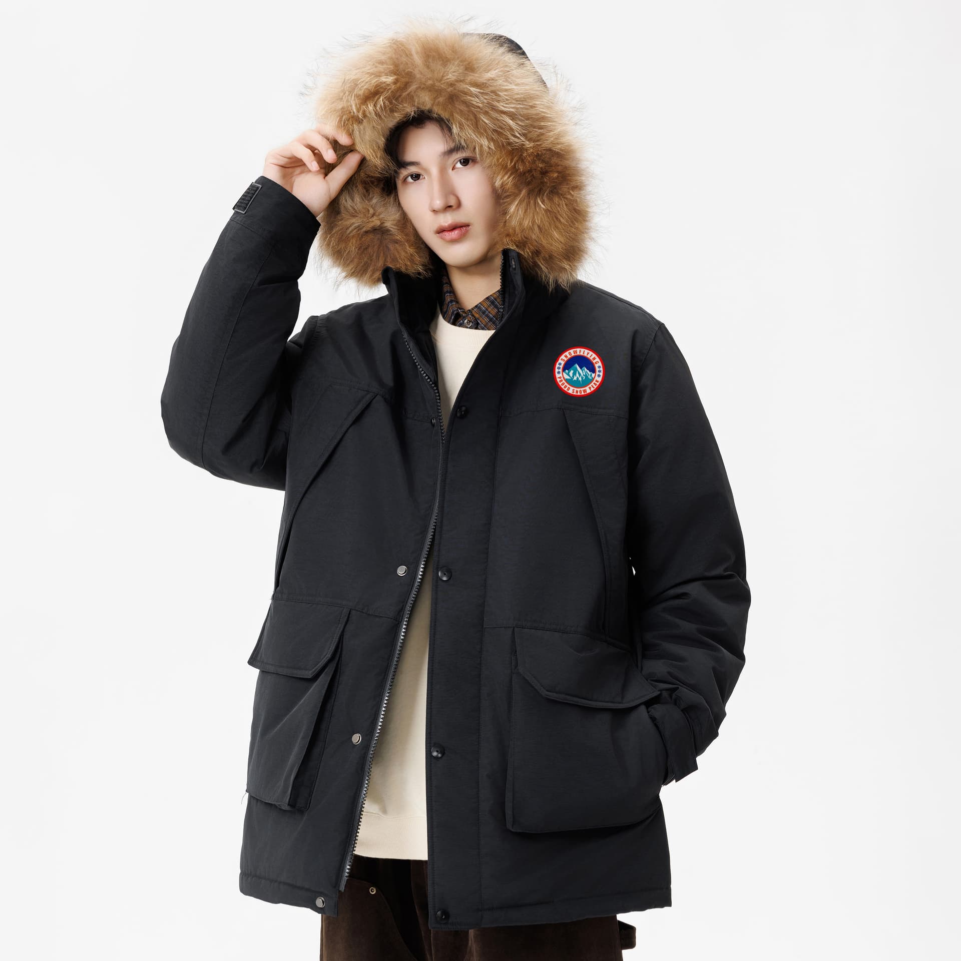 Зимняя куртка SNOW FLYING First Snow Collection Пуховик Мужской - изображение 4
