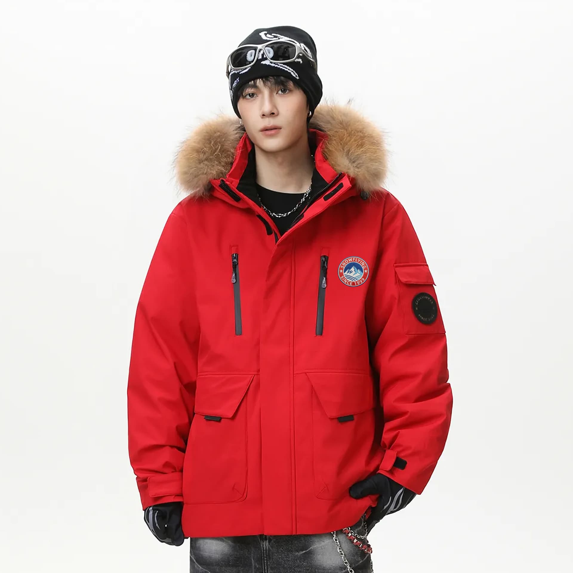 Зимняя куртка SNOW FLYING Winter Battle Collection Зимний Пуховик Мужской - изображение 4