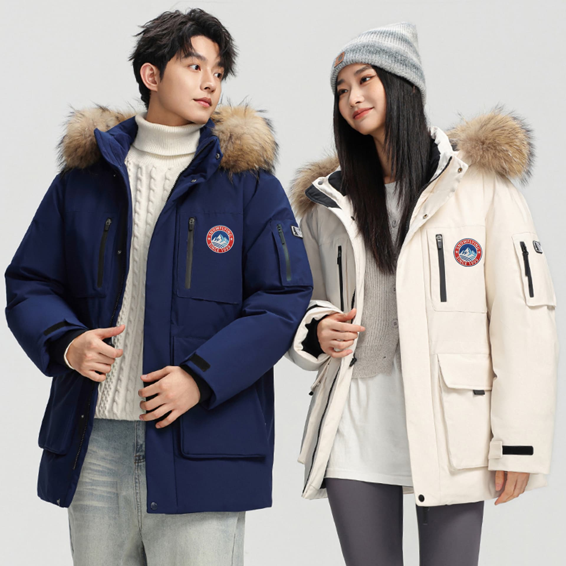 Зимняя куртка SNOW FLYING Winter Battle Collection Пуховик Унисекс - изображение 3