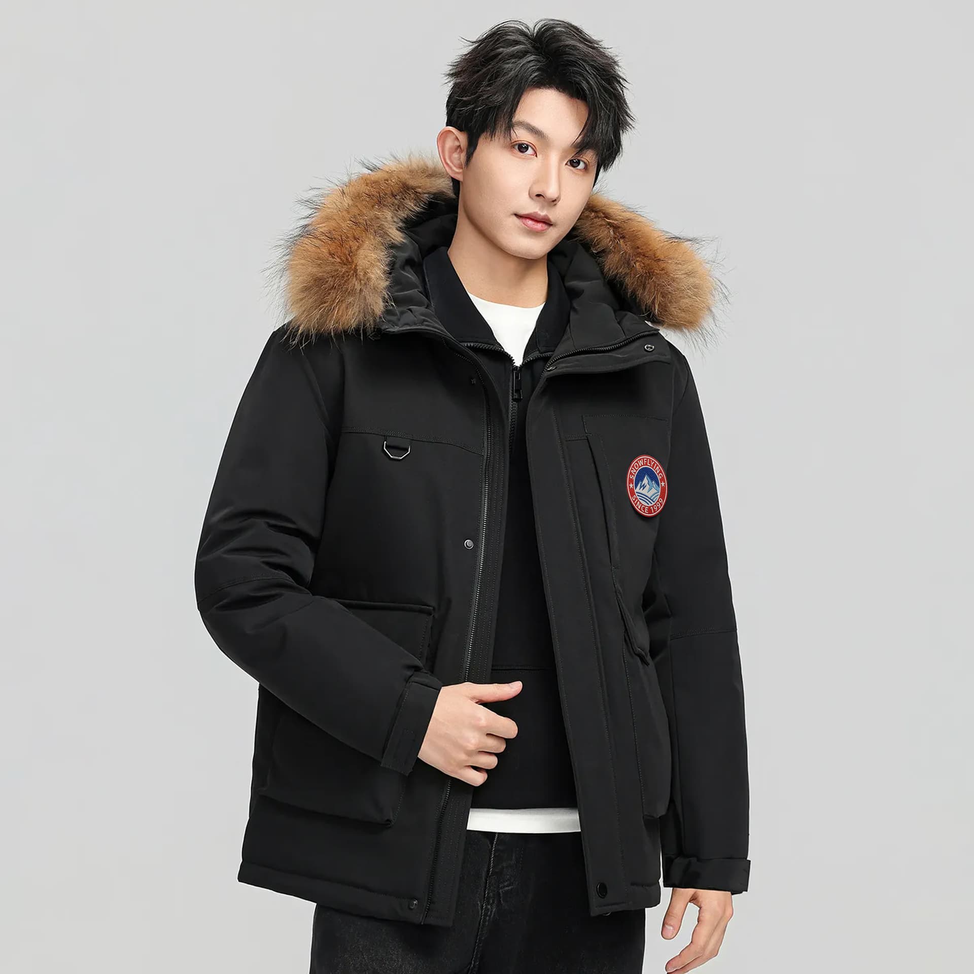 Зимняя куртка SNOW FLYING Winter Battle Collection Пуховик Мужской - изображение 4