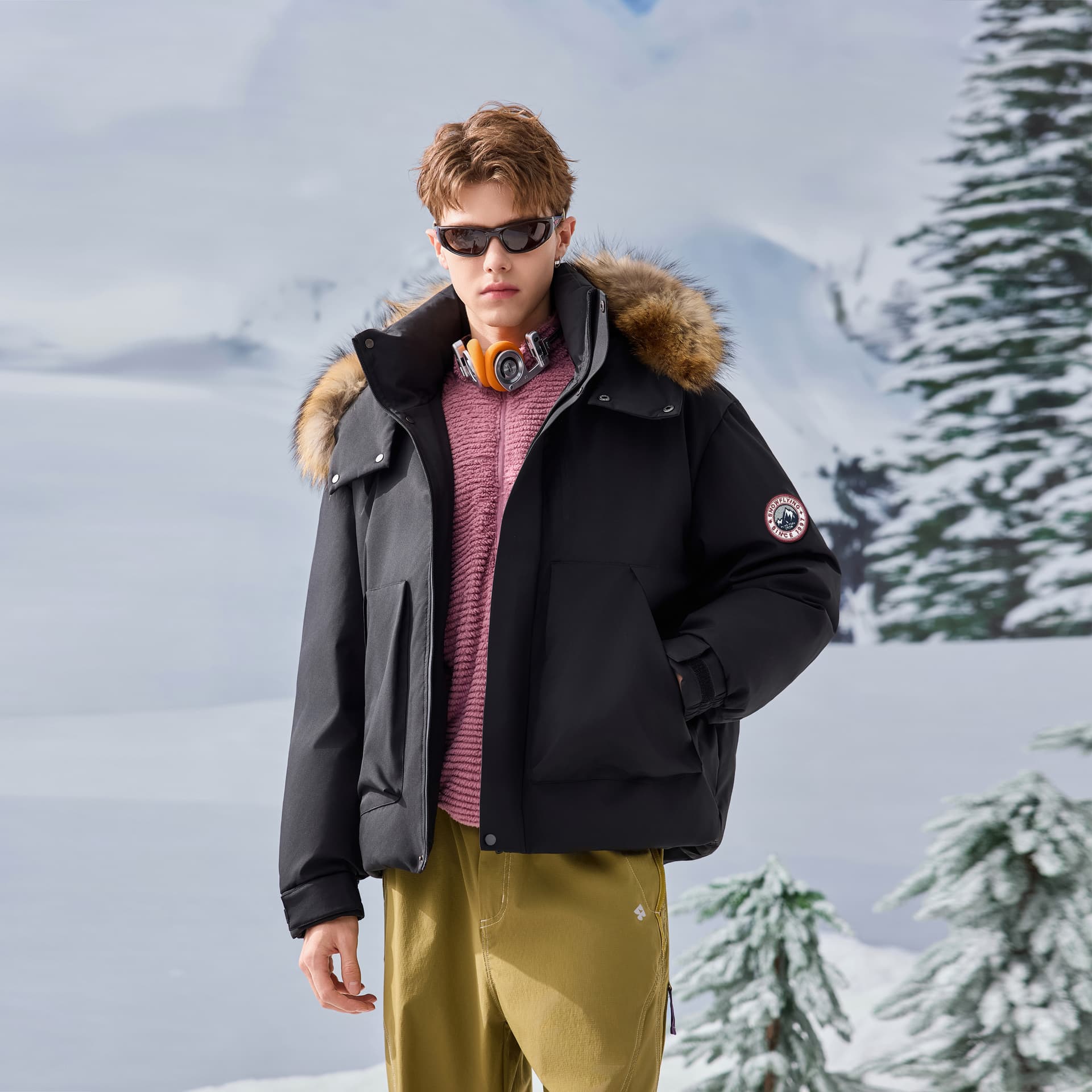 Зимняя куртка SNOW FLYING Winter Battle Collection Пуховик Мужской - изображение 3