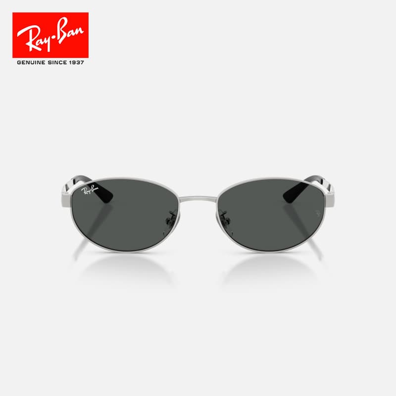 Солнцезащитные очки RayBan Металлические Овалные Солнцезащитные Очки Унисекс - изображение 2