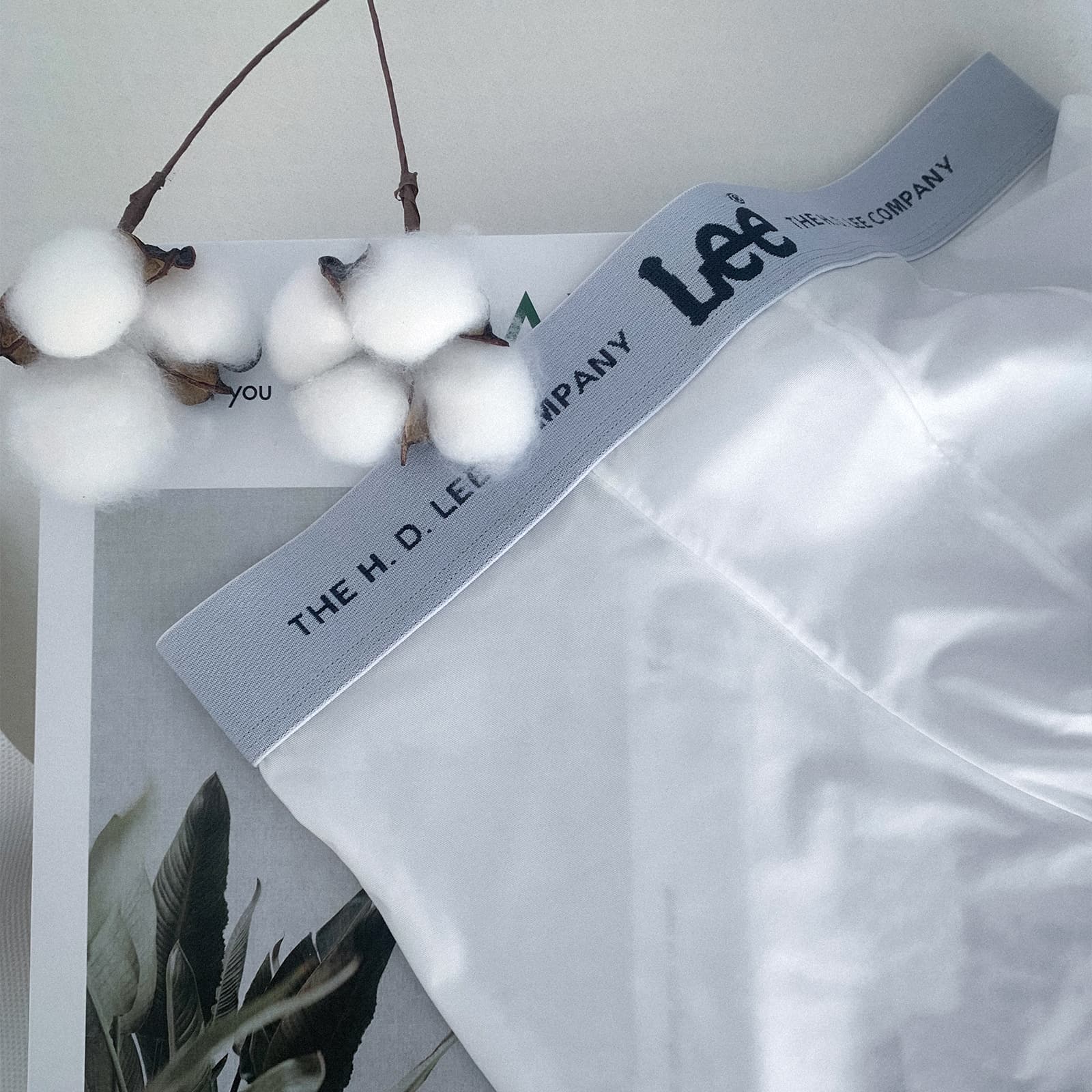 Трусы Lee SS25 INDIGO Нижнее белье Подарочная коробка Мужской 5 пар - изображение 2