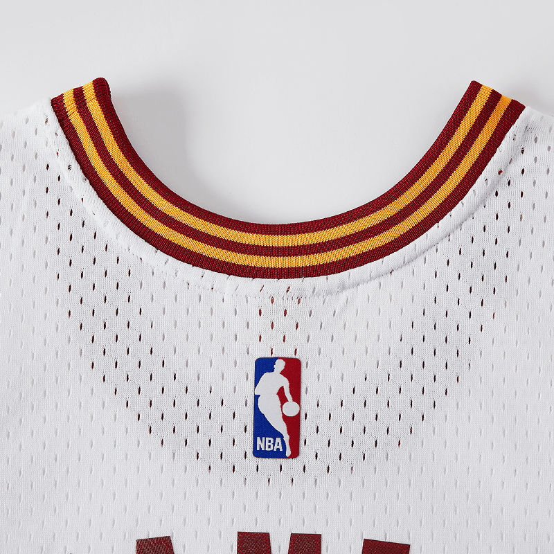 Баскетбольная майка Mitchell Ness X NBA Cleveland Knight James Баскетбольная Джерси Унисекс Белая - изображение 4