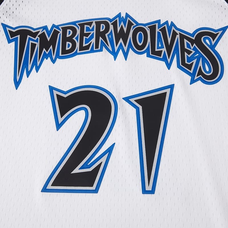 Баскетбольная майка Mitchell Ness X NBA Баскетбольная Джерси Унисекс Белая - изображение 4