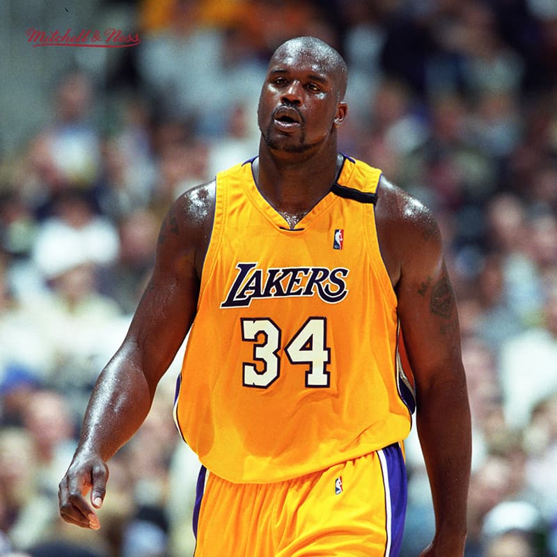 Баскетбольная майка Mitchell & Ness Shaquille O'Neal 34 Lakers Jersey - изображение 3
