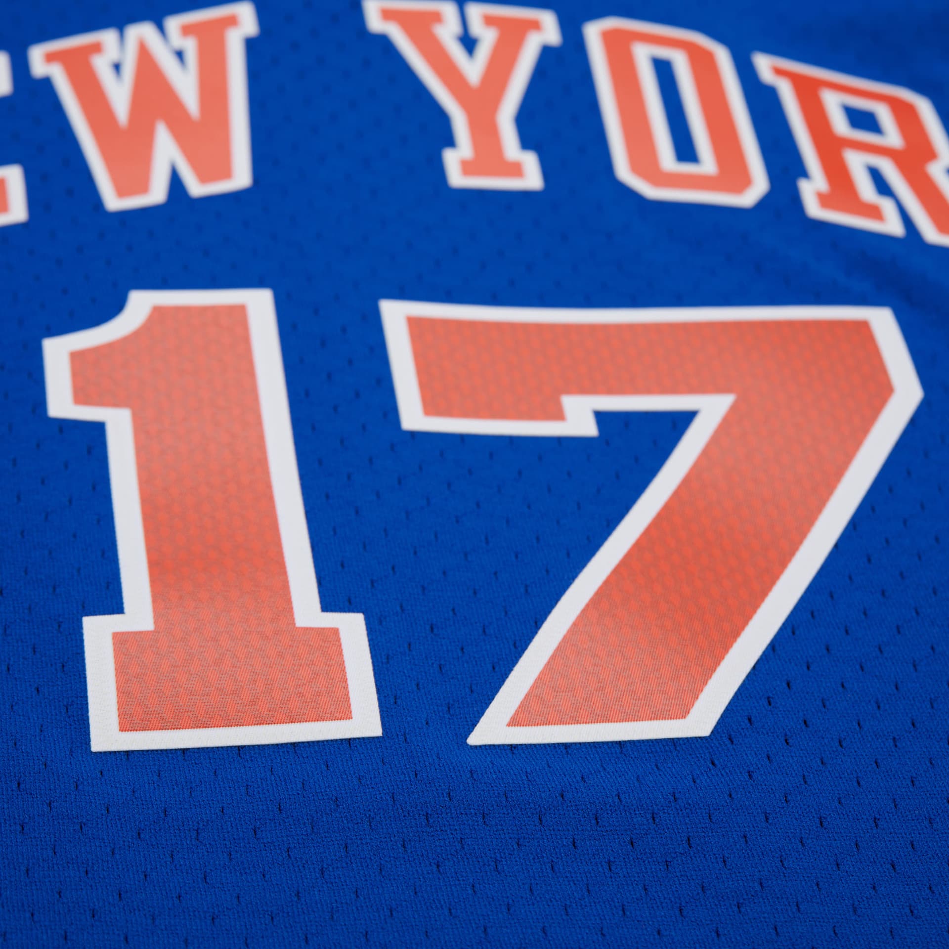 Баскетбольная майка Mitchell Ness X NBA New York Knicks SWINGMAN Fan Edition SU25 Баскетбольная Джерси Мужская Синяя - изображение 3