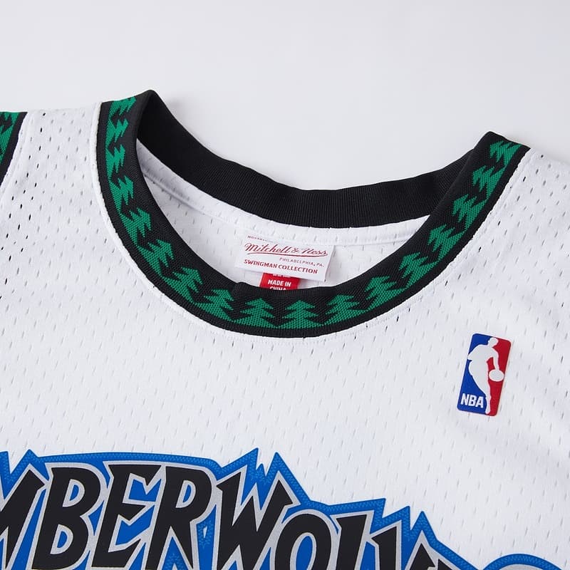 Баскетбольная майка Mitchell Ness X NBA Баскетбольная Джерси Унисекс Белая - изображение 3