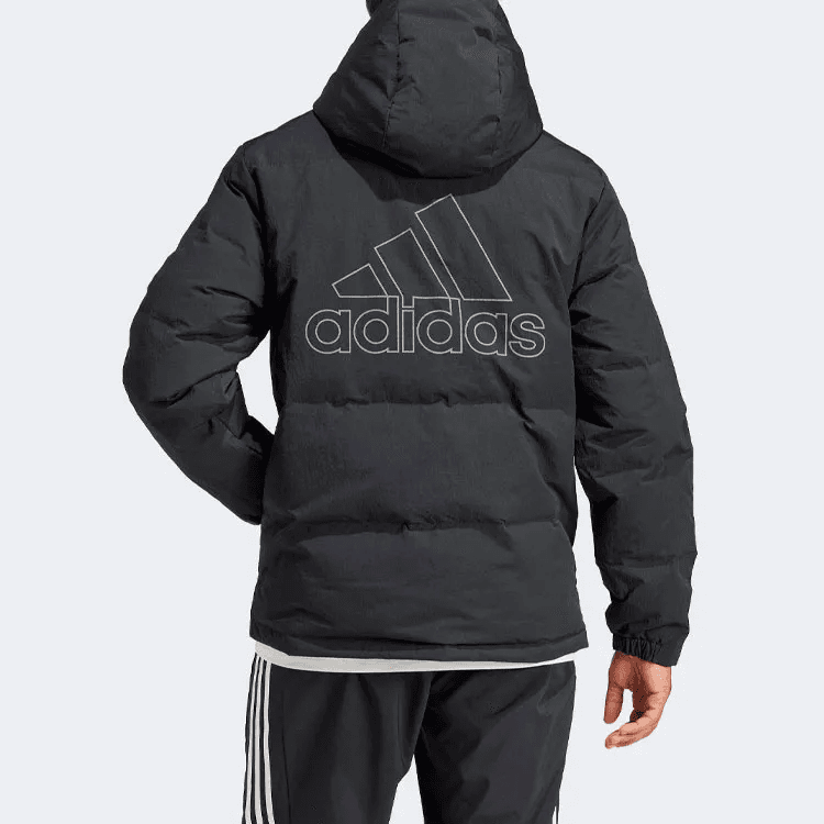 Зимняя куртка Adidas Regular Daily Пуховик Унисекс Черный - изображение 1