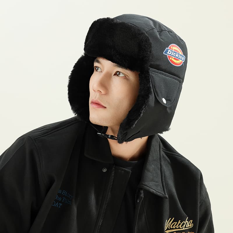 Dickies С флисовой подкладкой устойчивый к холоду термическая защита ушей шапка-ушанка из полиэстерового волокна унисекс - изображение 6