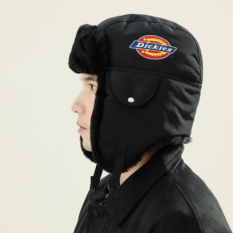 Dickies С флисовой подкладкой устойчивый к холоду термическая защита ушей шапка-ушанка из полиэстерового волокна унисекс - изображение 7