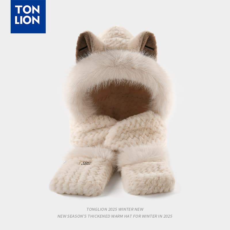 Tonlion Полиэстер Капюшоны и Плюшевые Шапки Женские - изображение 4