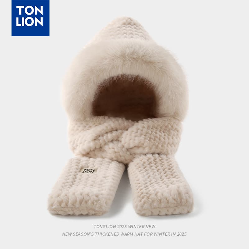 Tonlion Полиэстер Капюшоны и Плюшевые Шапки Женские - изображение 3