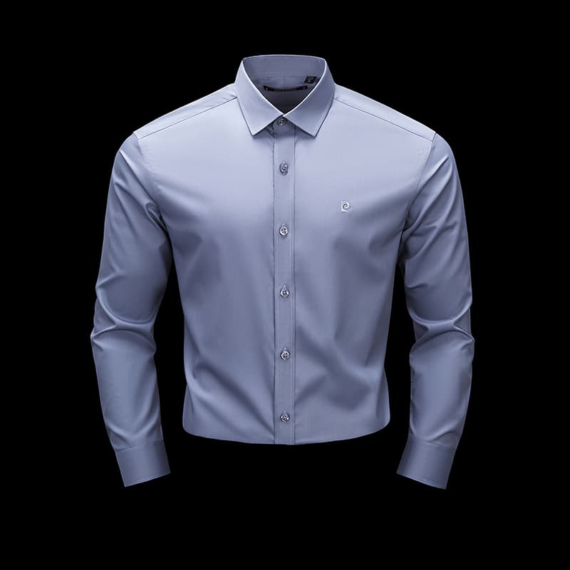 Рубашка PIERRE CARDIN Серые Мужские Рубашки - изображение 2