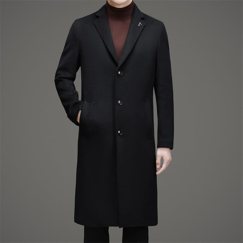 Пальто PIERRE CARDIN Черный мужской Пальто - изображение 3