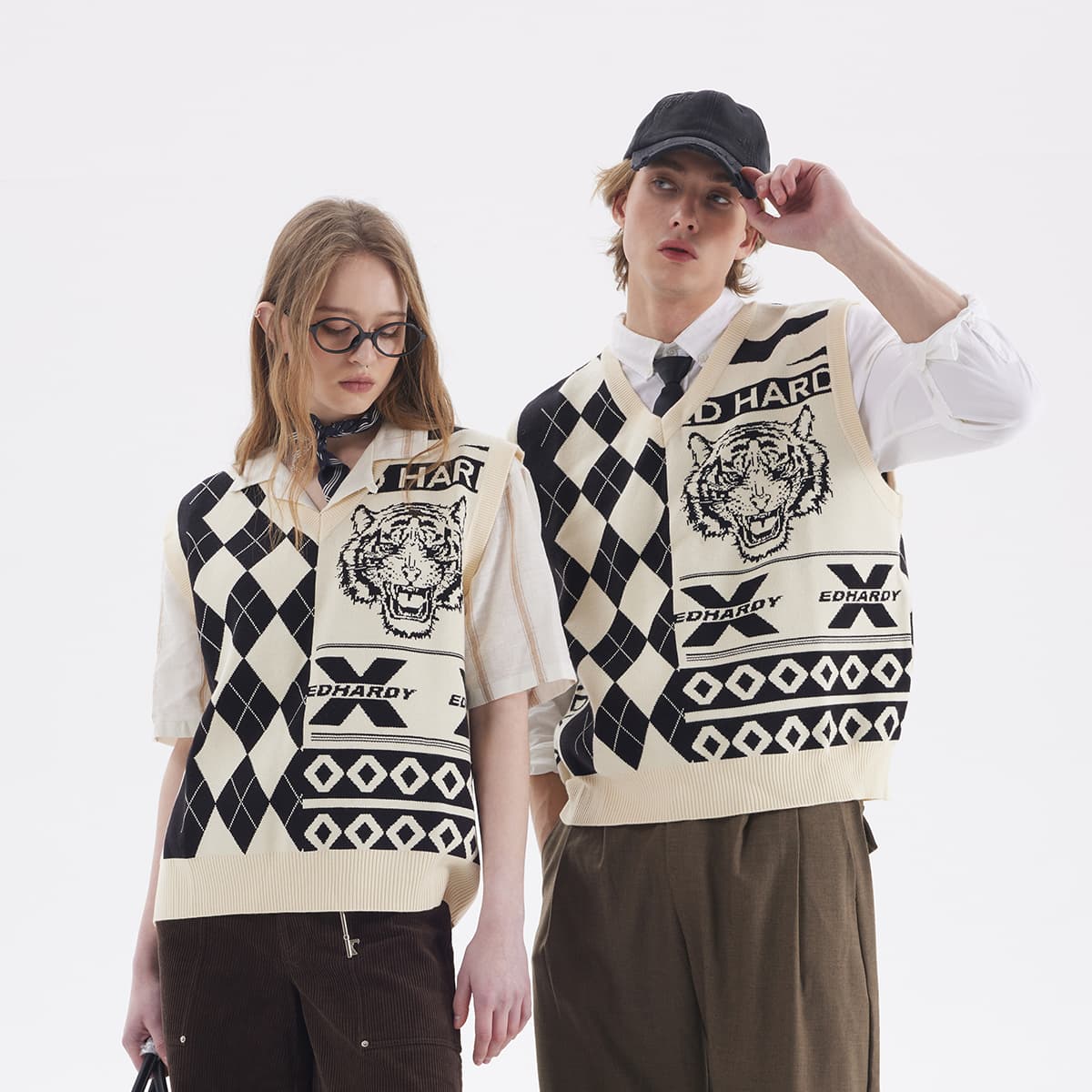 Кофта Ed Hardy Logo Sweater Vest - изображение 4