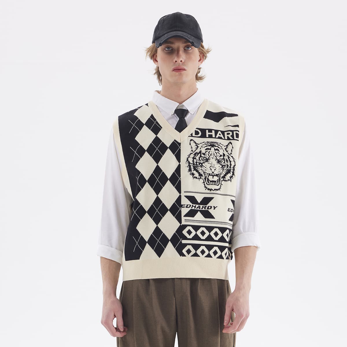 Кофта Ed Hardy Logo Sweater Vest - изображение 6