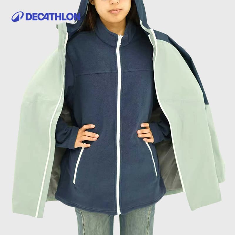 DECATHLON Хлопковый пуховик для подростков - изображение 2