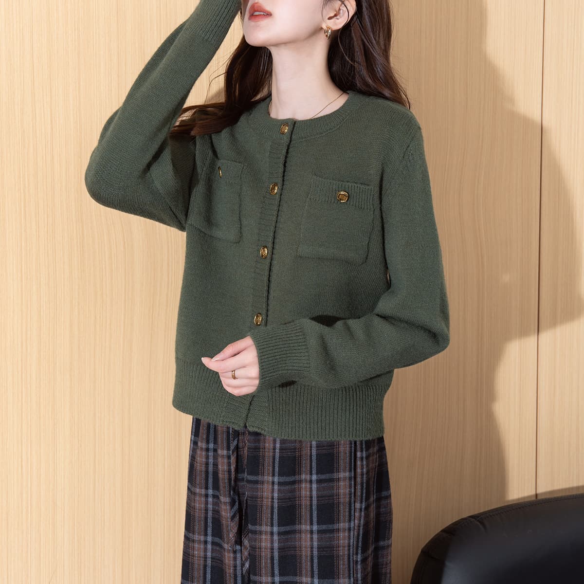 Кофта Tonlion Moss Green Женская Трикотаж - изображение 4