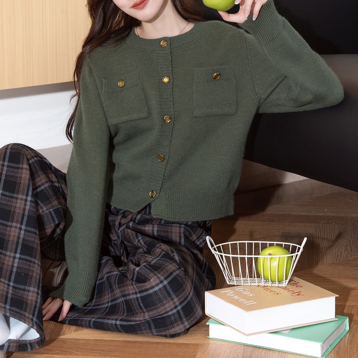 Кофта Tonlion Moss Green Женская Трикотаж - изображение 6