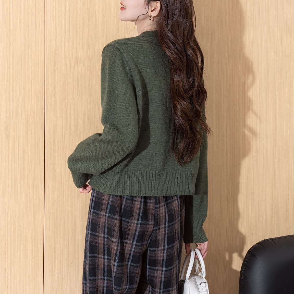 Кофта Tonlion Moss Green Женская Трикотаж - изображение 5