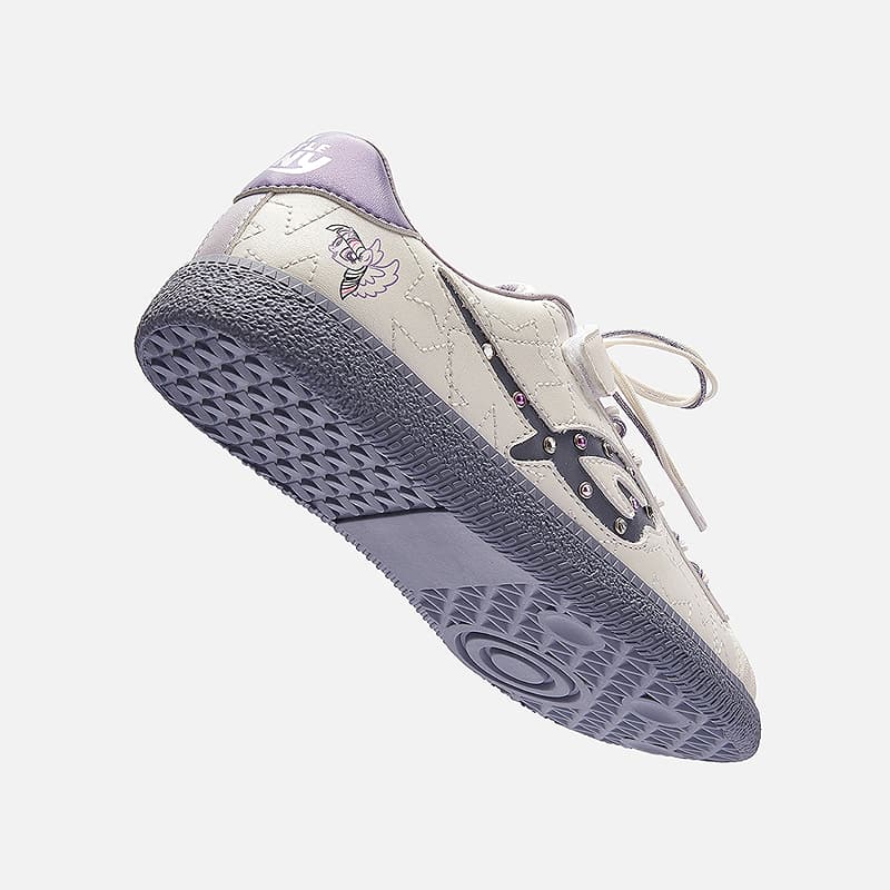 Кроссовки Balabala Детская обувь для скейтбординга Low Top Белый Фиолетовый Тон Kids - изображение 3