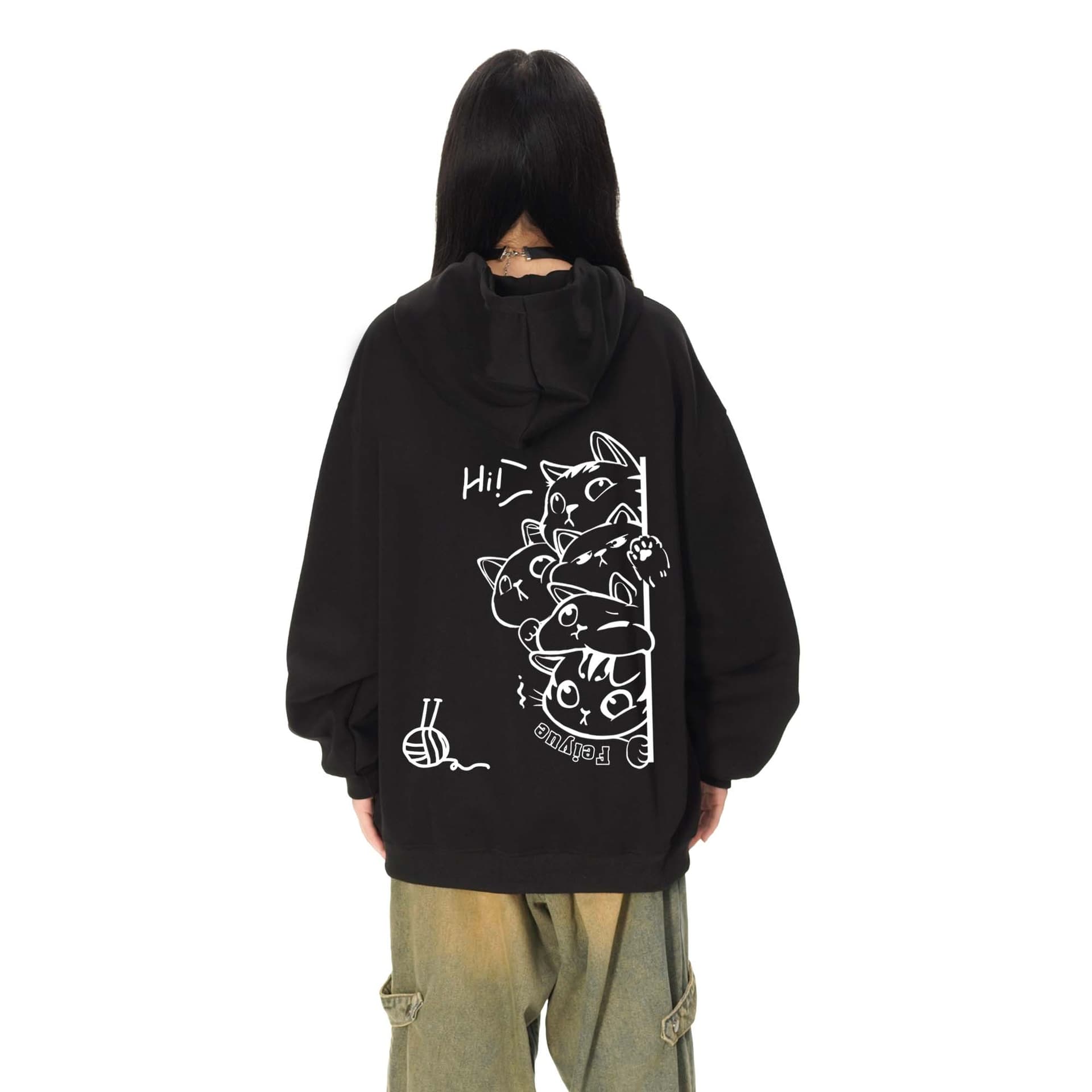 Кофта Feiyue Cute Cats Sweatshirt - изображение 3