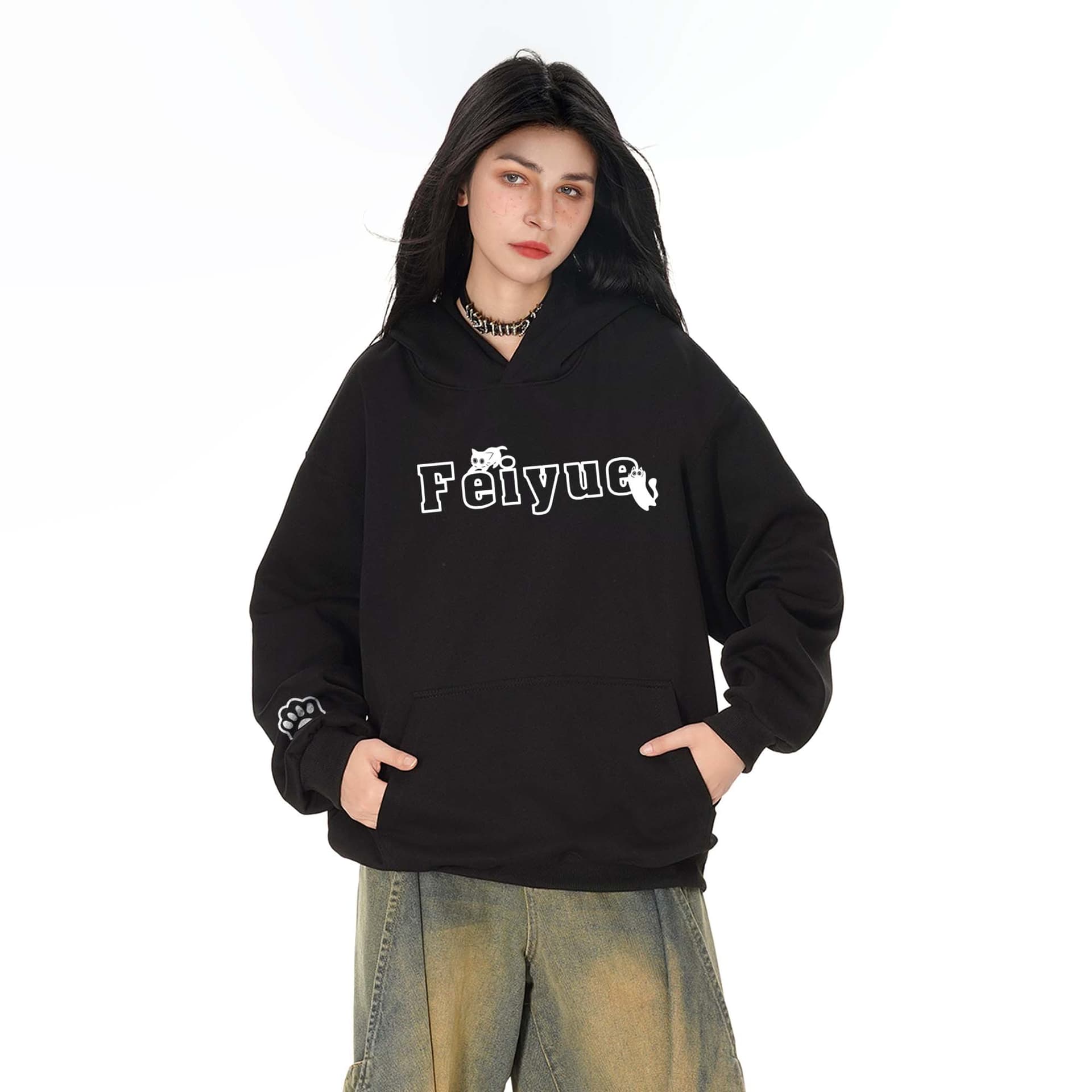 Кофта Feiyue Cute Cats Sweatshirt - изображение 5
