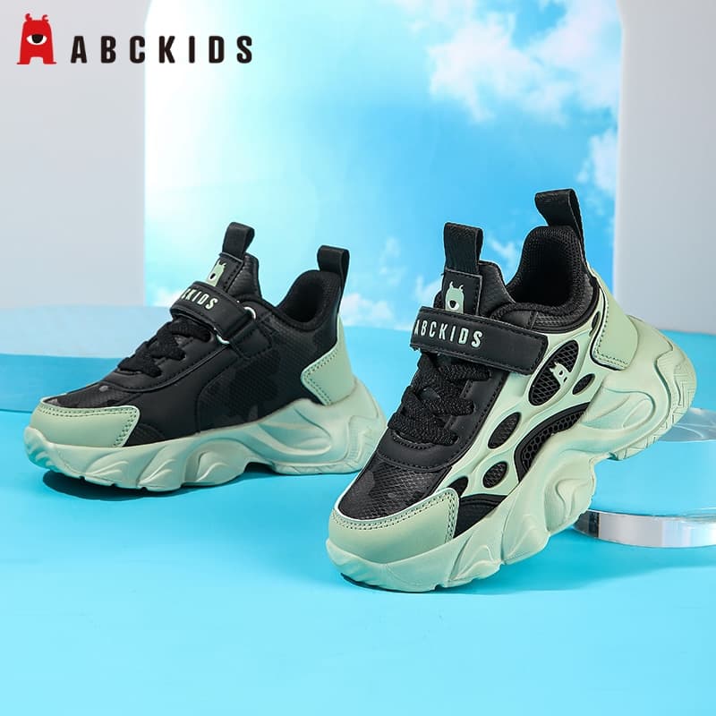 Кроссовки ABC KIDS Lifestyle Shoes Черно-зеленый Детский - изображение 3